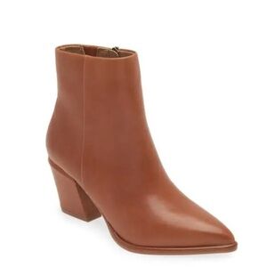 New Blondo Emmalyn Waterproof Bootie - Tan Leather Sz 9